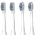 X-3 Toothbrush Replacement HeadsCompatible for X.Q.M. X-3/ZD-X3/ZV80 Sonic Electric Soft Bristles Nozzles(4pcs White)