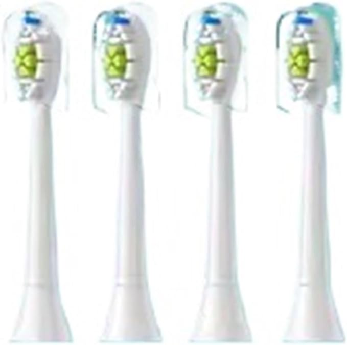 Replacement Toothbrush Heads Compatible with Philips Electric for EasyClean HealthyWhite and Other Snap-On Handles(4pcs White)