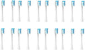 Replacement Brush Heads Compatible for Oclean X/X PRO/ Z1/ Sonic Electric Toothbrush Soft Bristle Nozzles(20PCS Whiteblue)