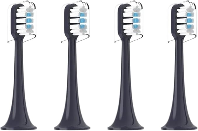 4PCS Compatible For Mijia T700 Sonic Electric Toothbrush Heads 3D Oral Whitening High-density Replacement Tooth Brush Head