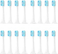 Replacement Brush Head Compatible with XIAOMI MIJIA T300/T500/T700 Sonic Electric Toothbrush Heads Soft Bristle Nozzle Deep Clean(16 pcs Blue)