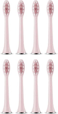 Compatible for SUBORT Bair Replacement Toothbrush Heads - Fits S7/X7/X7S/X11/X11S Nozzles Bristles Accessories(8pcs Pink)