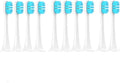 Replacement Brush HeadsCompatibility for Xiaomi Mijia T300/T500/T700 for Sonic Electric Toothbrushes with Caps Sealed Package Soft(10Blue)