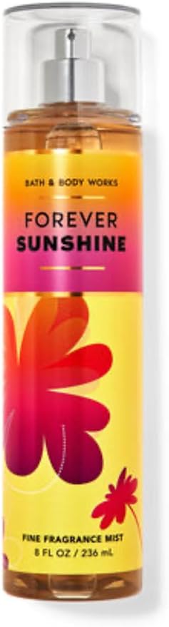 Bath &amp Body Works - 3 Piece Bundle - Spray - Body Cream - Shower Gel - Full Size and Bag HELLO GORGEOUS (Forever Sunshine)