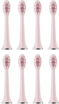 8pcs Replacement Toothbrush Heads Compatible for RL010 Accessories Nozzles Bristles(8PCS Pink)