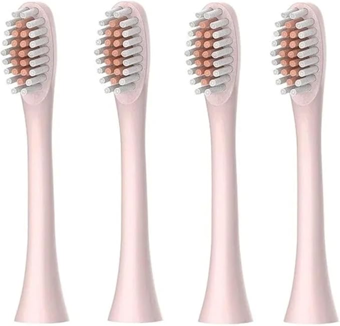 Replacement Toothbrush Heads ForCompatible for N101 N100 N105 Sonic Electric Soft Bristles Nozzles4/8/16Pcs(4pcs Pink)