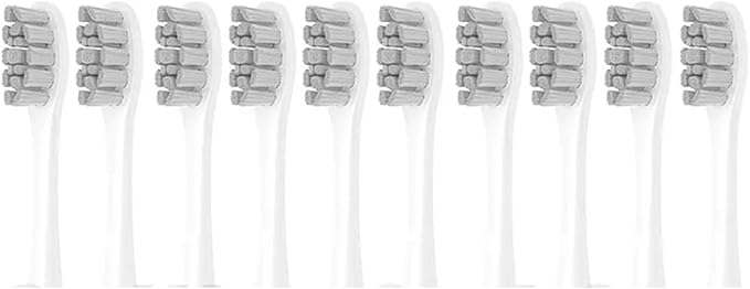 Replaceable Brush Head Compatible for Air 2 /SE/X/X PRO/ Z1/ F1 Toothbrush Vacuum Bristle Nozzle20 Pcs(White b)