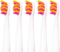 Compatible for Heads Sonic Replaceable Seago Tooth Brush Head Soft Bristle SG-507/508/551/548/575/949/958/2303(5 Pink Heads only)