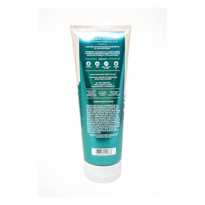Eucalyptus Pine Aromatherapy Moisturizing Body Wash with Shea Butter + Vitamin E 10 fl oz / 295 mL (Packaging Design Styles May Vary)