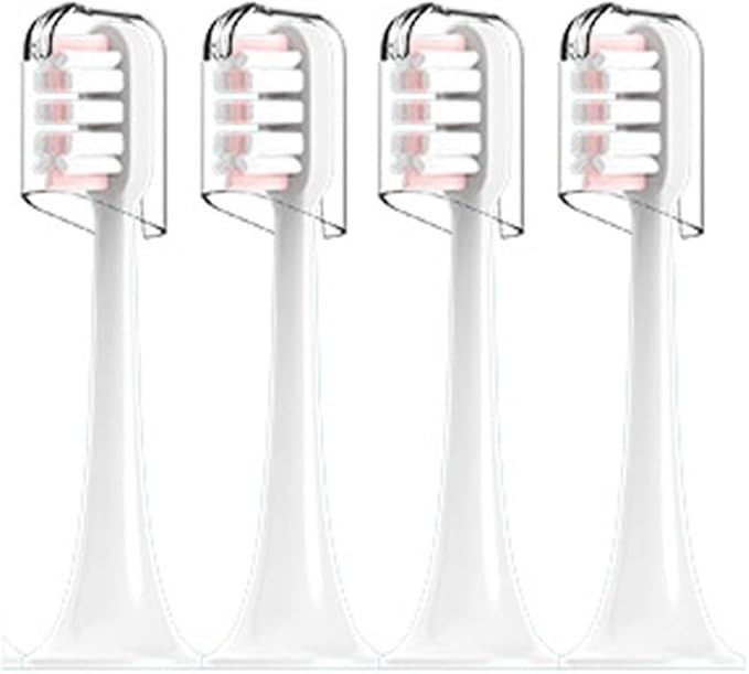 Compatible for T300/T500/T700 Electric Toothbrush Heads Refill 4/20Pcs(4Pink)