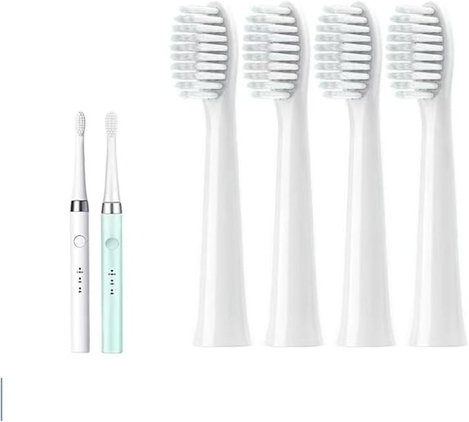 8PCS Replacement Toothbrush Head Compatible for Doltz DM71/DM81/DM711/DM712/DM61/DML1/DM31/PDM7B/MDB3A Electric