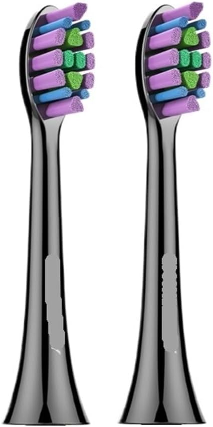 NB-1 Replacement Toothbrush Heads Soft Sristle Brush Head for Sonic Teethbrush(Black Standard)