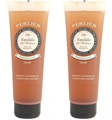 Perlier: Sandalo Del Kashmir Sandalwood from Kashmir Scented Shampoo &amp Shower Gel 8.4fl.oz Packages (Pack of 2) [ Italian Import ]