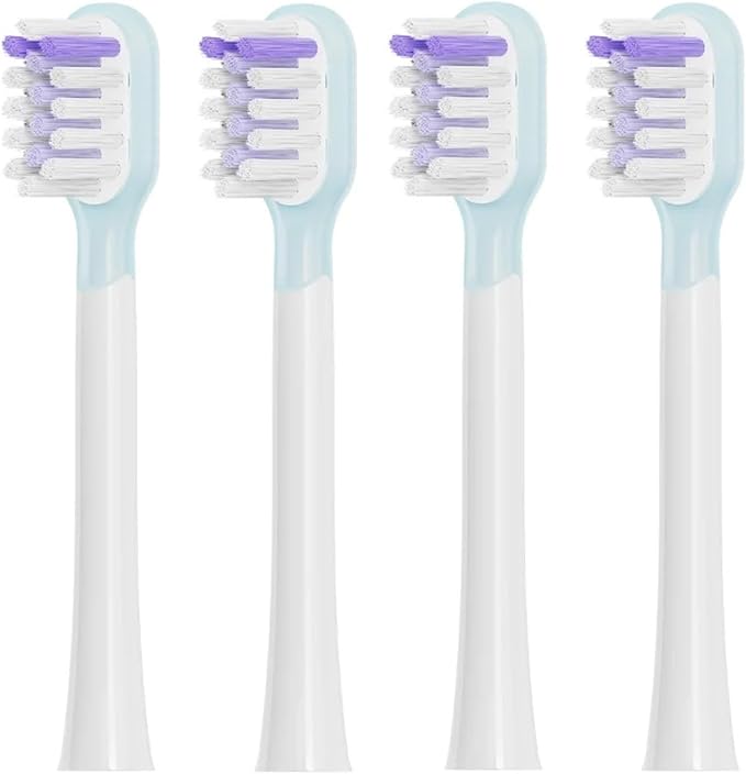 4-12 PcsCompatible for Laifen Full Range Replacement Electric Toothbrush Heads Cleansing &amp Brightening Type/Sensitive(Multi)