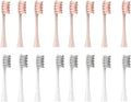 Replacement Brush HeadsCompatible for Oclean X/X PRO/Air 2 /SE / Z1/ F1/ OneDuPont Deep Cleaning Nozzles Sonic Soft Vacuum Bristle Heads(8grey 8pink)