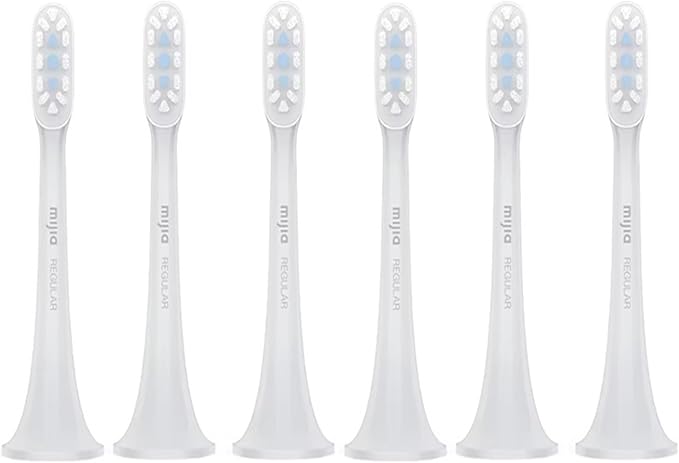 3/6 Pieces Suitable for Xiaomi Mijia T300 T500 Electric Toothbrush Head Replacement(6PCS Universal Heads)