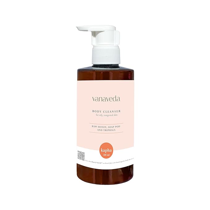 Body Cleanser Kapha | Purifying Ayurvedic Body Wash with Neem Honey &amp Triphala for Oily Congested Skin | Balancing Cleanser for Kapha Prone Skin | Sulfate-Free | 300ml