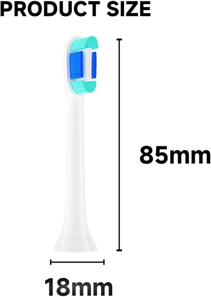 Replacement Toothbrush Heads Compatible For Philips Sonicare Diamond Clean Electric Brush Head Hx6920HX5100 HX6100 HX6610(8HB130B)