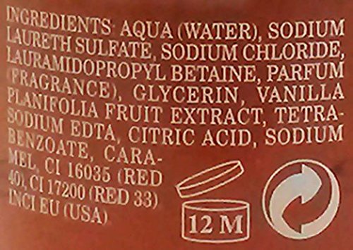 Perlier:1783 Caribbean Vanilla Bath &amp Shower Original Vanilla Scent 8.4 Fluid Ounces (250mL) Bottle (Pack of 2) [ Italian Import ]