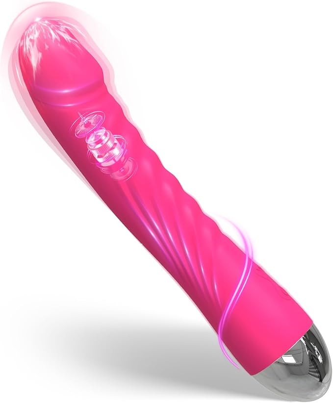 Portable Vibrating Massager -Clitioral Sucker Relaxes Muscles Heating Modes Viboators Toy Couples- for Body and Back Foot Silent Personal for Sports Massage Adult Tools Relaxation 391 (Pink)