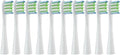 10PCS Replacement Brush Heads Compatible for Oclean Flow/X/X PRO/F1 Electric Toothbrush Head A(White B)
