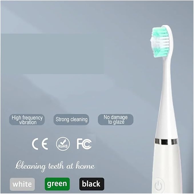 3 Pcs Replacement Brush Heads Electric Toothbrush Head Compatible for Brand Teeth Cleaner Bristle Refill(Green)