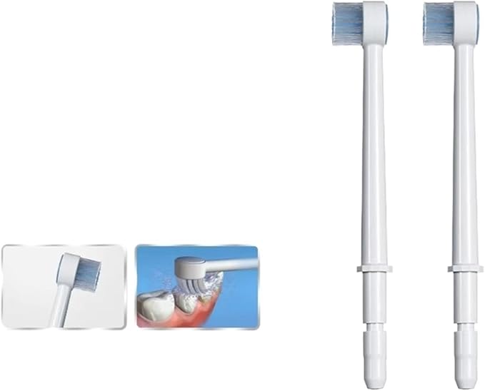 Compatible for Waterpik - 10pcs Brush Head Tips Fit Aquarius WP-660/WP-320 &amp Oral Irrigator FC165