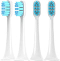 8pcs Replacement Brush HeadsCompatible for T300/T500/T700 Toothbrush Soft Bristle Nozzles with Caps(Blue)