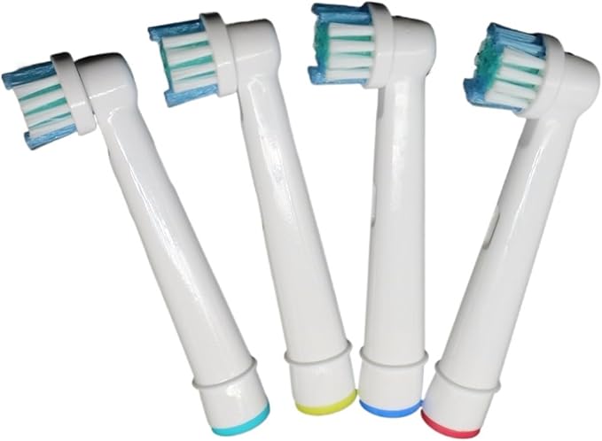 12×Replacement Brush Heads Compatible with Oral-B Electric Toothbrush Fit Advance Power/Pro Health/Triumph/3D Excel/Vitality Precision Clean(12 Pcs)