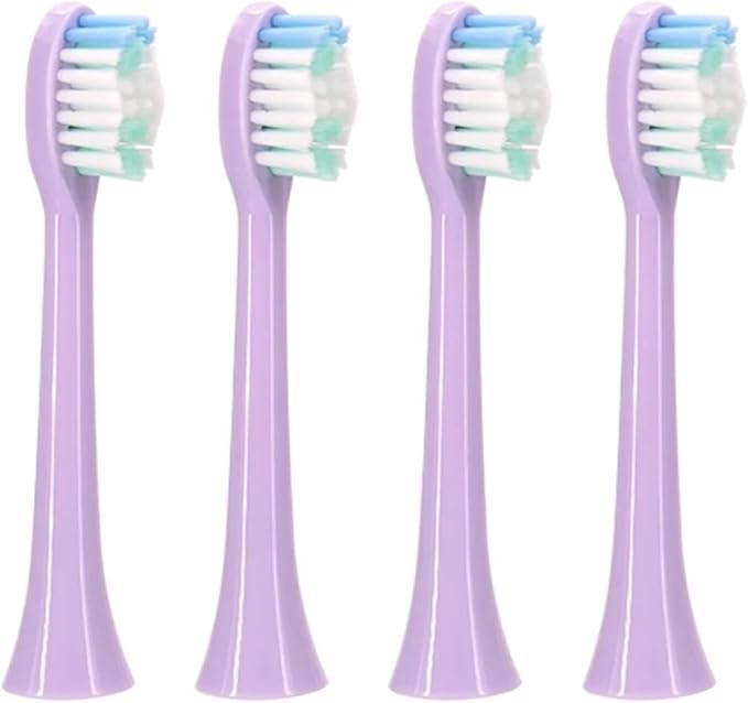 4pc Tooth Brush Head Replacement for S100 Ultrasonic Toothbrush(White-10)
