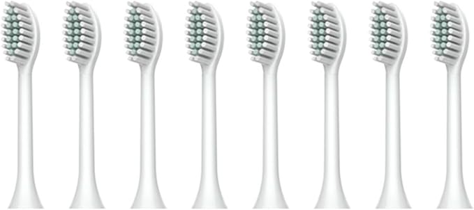 N100 N105 Sonic Electric Toothbrush Replacement Brush Head(White Brush head8)