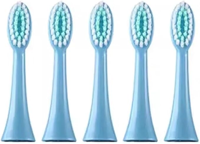 5pcs Soft Brush Heads Original Replacement for Children's Smart Sonic Electric Toothbrush Accessories(Pink 5pcs Head)