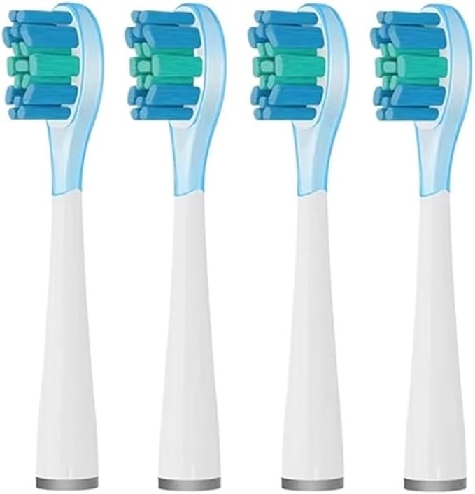Toothbrushes Head Compatible for Usmile All Series Y1S/Y4/U1/U2/U3/P1/P4 Sonic Electric Toothbrush Soft Dupont Clean Nozzles(4pcs Green)