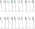 Compatible for XIAOMI MIJIA T300 Replacement Toothbrush Sonic Electric Vacuum Brush Heads 4/8/12/16PCS(T300White Blue-20pcs)