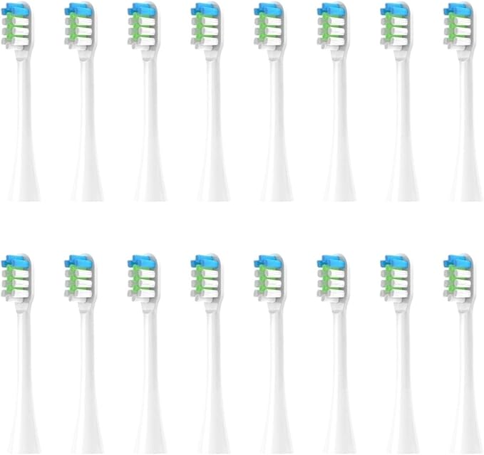 Compatible for T1 Y1 Electric Toothbrush Replacement Heads4/16pcs(16pcs)