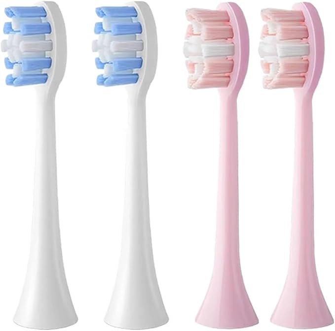 16pcs Replacement Toothbrush HeadsCompatible for KDYS-0313-T Accessories Adult Bristles Nozzles YST01(16PCS White)