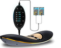 Upgraded Lumbar Massage - Electric Heated Lumbar Massager for Relief of Lower Back Pain 26° Oscillating Lumbar Traction Massager Heating Vibrating and Adjustable Back Stretcher