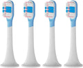 Replacement Brush Heads Compatible for T300/T500 Toothbrush Soft Bristle Silicone Nozzles(4 bj Pink)