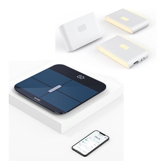 WYZE Smart Scale X Black &amp 3 Pack WYZE Night Lights