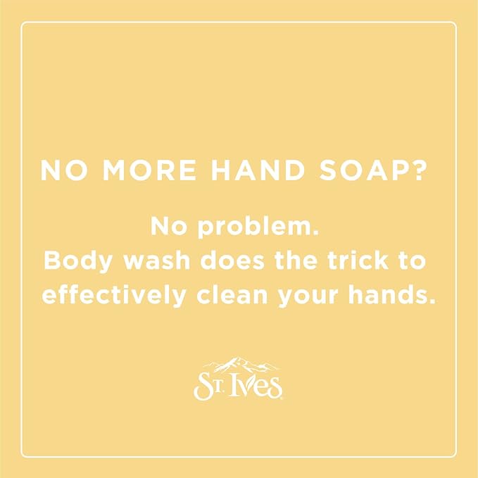 St. Ives Body Wash - Soothing Moisturizing Cleanser with Oatmeal &amp Shea Butter Made with Plant-Based Cleansers and 100% Natural Extracts 16 Oz Ea (Pack of 6)