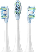 Replacement Brush HeadsCompatible for XIAOMI Mijia Electric Toothbrush MES609/610 Pro Sonic Sweep Vibration Head 3PCS(Standard 3 pcs)