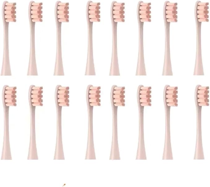 Replacement Brush HeadsCompatibility for Oclean X/X PRO/Air 2 /SE / Z1/ F1(16pcs Pink)