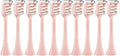 Replacement Brush Heads for X3 X5 V1 X3U 5-10pcs Bristle Electric Toothbrush Sealed Packed(10 Pink)
