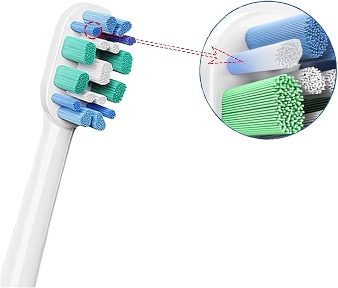 4/8/12/16PCS Replacement Toothbrush Heads ForCompatible for Phili Sonic Care C3 Premium Plaque Control 9044/65 G3 Gum 9054/65(8pcs)