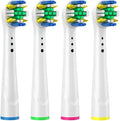 Universal Brush Head Refill Compatible For Oral B Electric Toothbrush Sensitive Precision Clean Floss Cross Action Brush Nozzles For Oralb(Soft and Deep)
