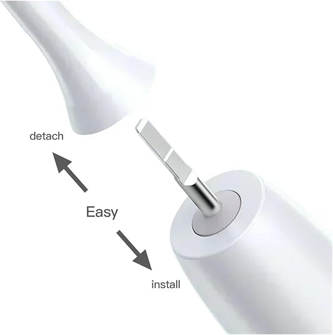 Replacement Compatible for Oclean X/X PRO/ Z1/ F1 Brush Heads Sonic Electric Toothbrush Soft Bristle Vacuum Head Nozzles 4PCS(4Black)