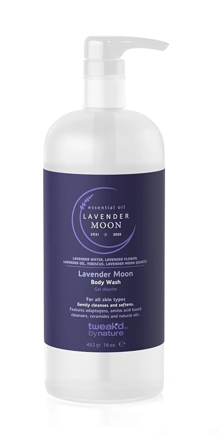 Tweak'd by Nature Body Wash Moisturizing and Exfoliating Formula 16 oz (Lavender Moon)