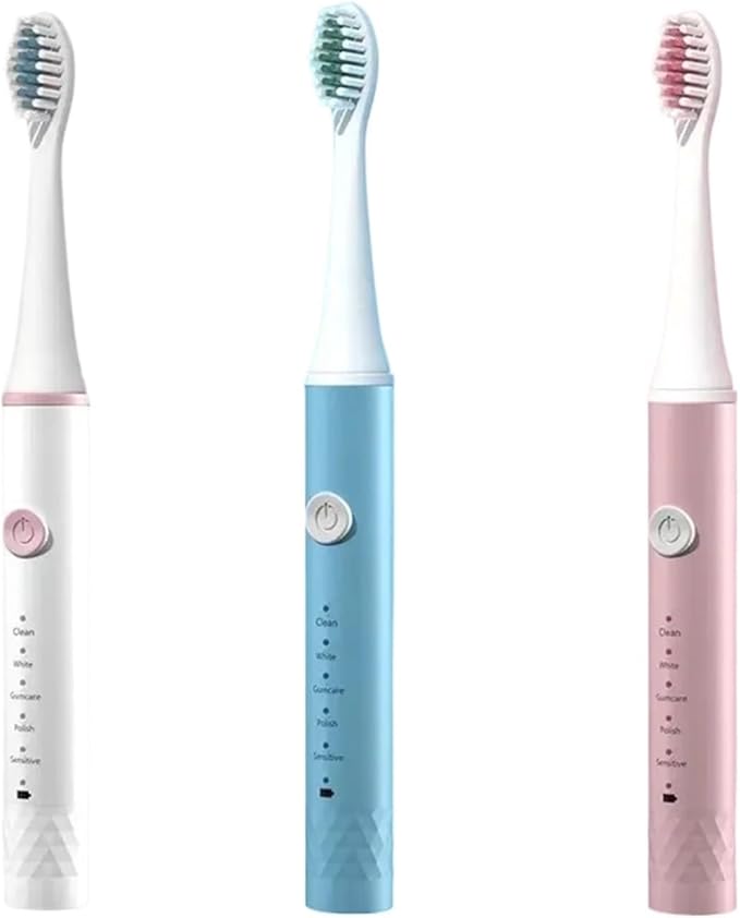 Replacement Toothbrush Heads Compatible for Jianpai 011 Sonic Electric Soft Bristles Nozzles(4PCS Pink)