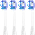 Toothbrushes Head Compatible for Usmile All Series Y1S/Y4/U1/U2/U3/P1/P4 Sonic Electric Toothbrush Soft Dupont Clean Nozzles(4 Hyaline White)