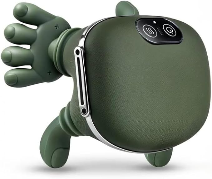 Shoulder Massager Electric Cervical Massager Bionic Hand Heating Wireless Portable 3D Kneading Massage for Neck Shoulders &amp Hands Unisex Lightweight &amp Adjustable Speed Settings